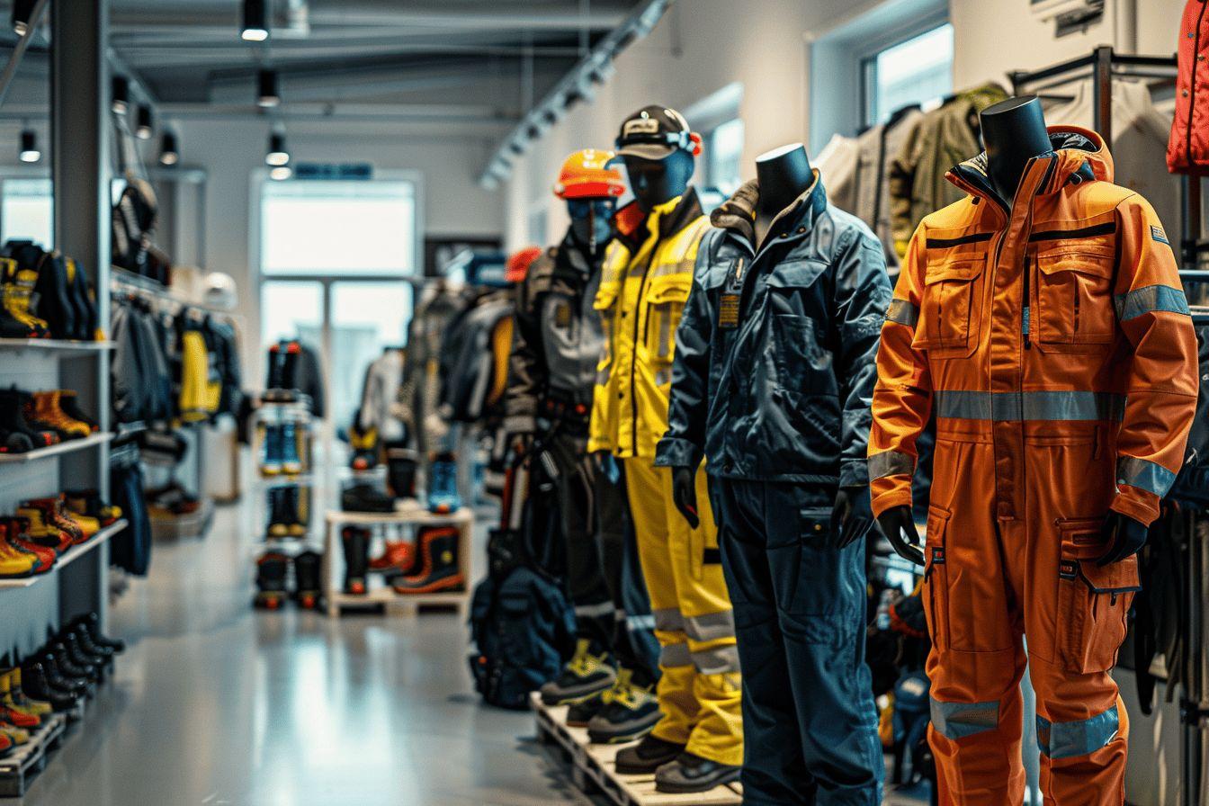 Vêtements et chaussures de travail professionnels : équipement de sécurité pour homme et femme