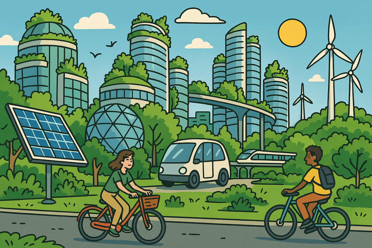 ville du futur écologique bede