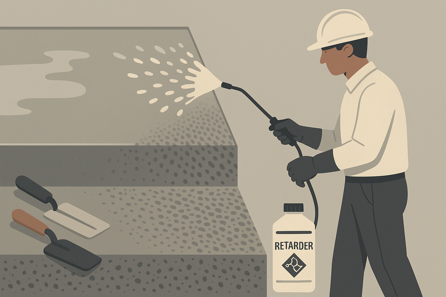 Désactivant pour béton