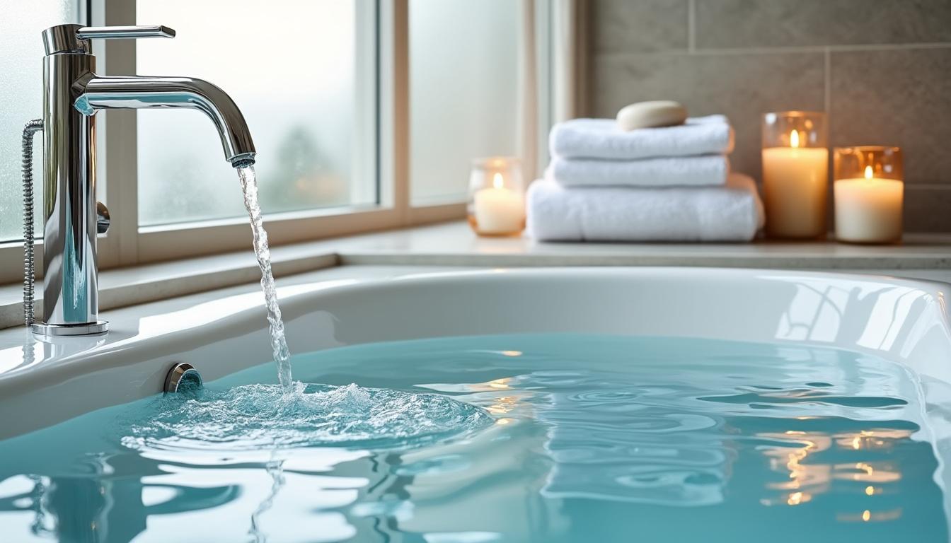 découvrez combien d'eau il faut pour remplir une baignoire et les astuces pour optimiser votre consommation d'eau tout en profitant d'un bain relaxant.