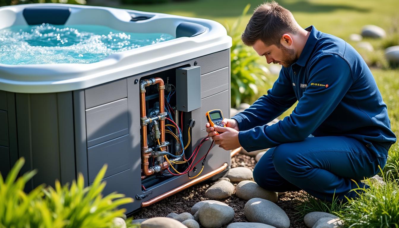 découvrez comment installer une pompe à chaleur pour votre jacuzzi, optimiser son efficacité et profiter d'une eau toujours à la bonne température.