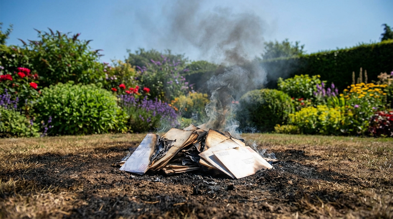 Peut-on brûler des papiers dans son jardin | guide 2026