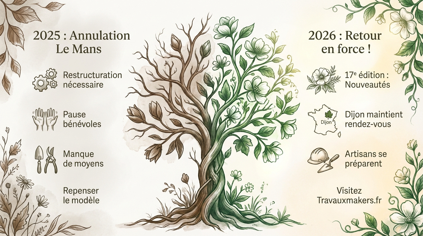 Annulation et renouveau de l'événement Entre cours et jardins au Mans