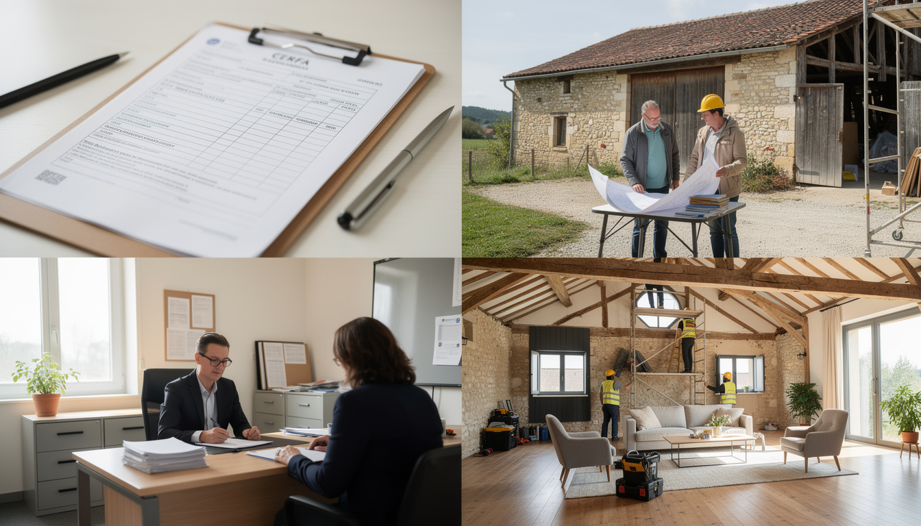 découvrez les démarches à suivre pour remplir le formulaire cerfa lors du changement de destination d'une grange en habitation, et facilitez vos formalités administratives.