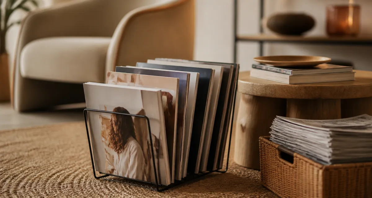 Porte revue leroy merlin pour organiser magazines sans encombrer