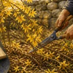 Quand tailler forsythia : taille après floraison, fleurs jaunes au printemps