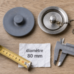 Évier bouchon 80 mm (60 80 85) : diamètre adapté