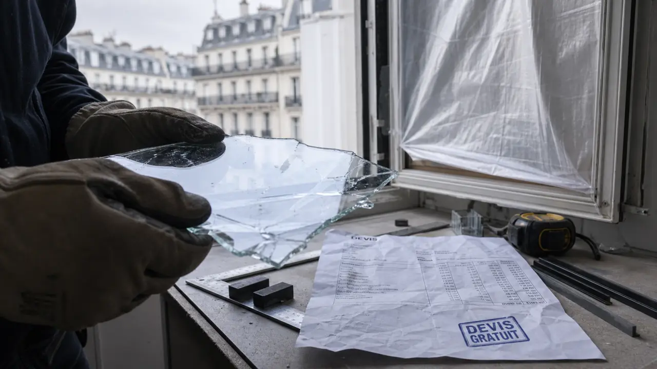 Vitrier paris pas cher artisan, vitre sécurisée et devis gratuit