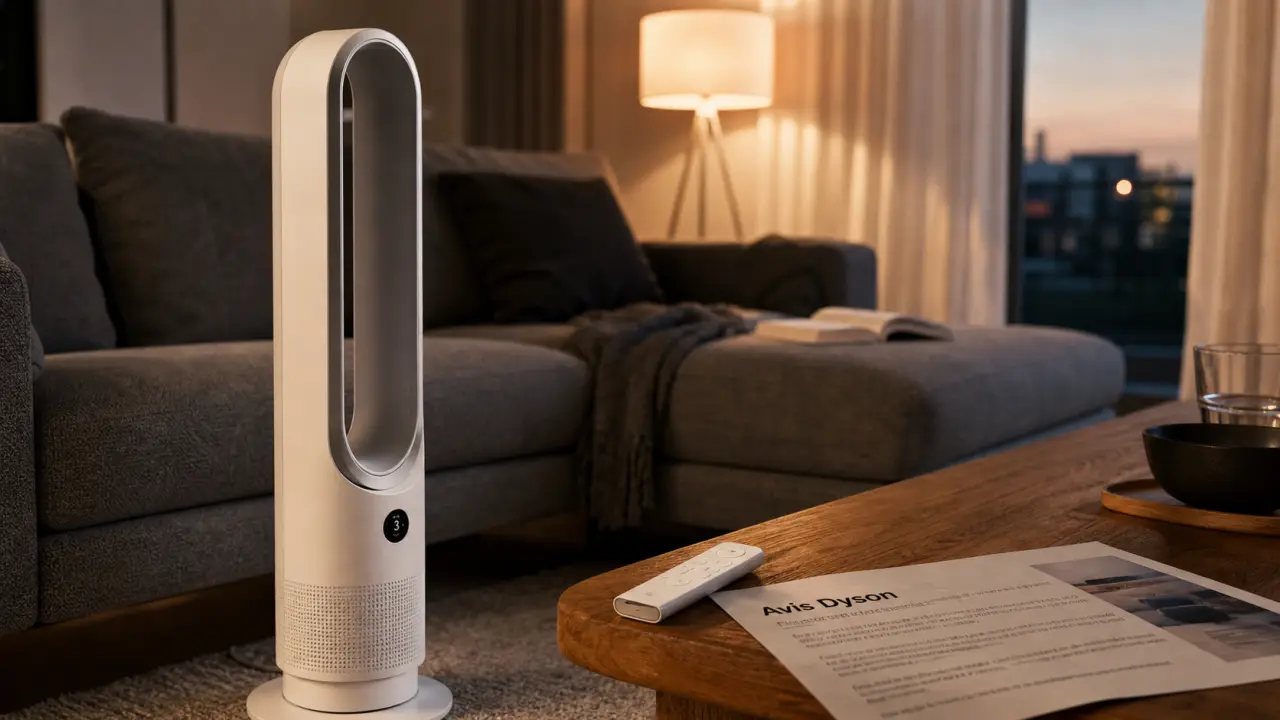Avis ventilateur Dyson : 500 l/s, 10 vitesses, 299 €