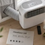 Climatiseur Lidl avis : 7000 BTU/h, 63 dB, évacuation fenêtre