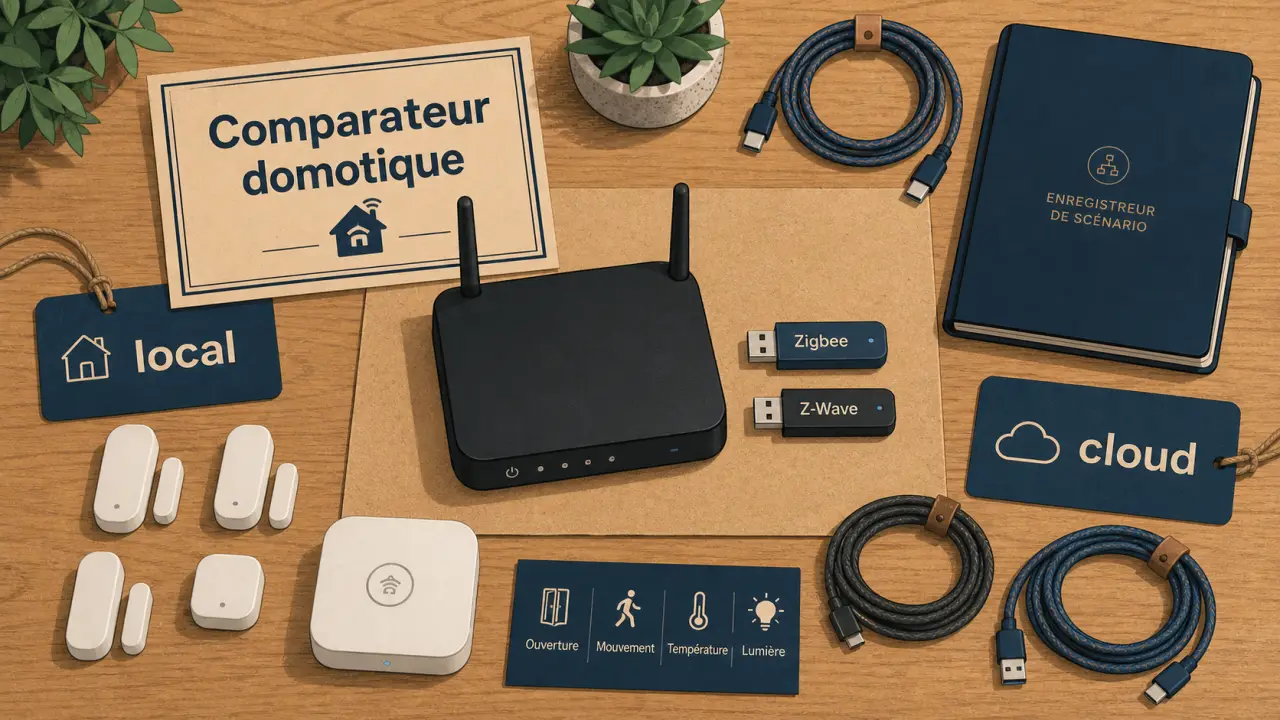 Comparateur box domotique : Zigbee, Matter, cloud ou local