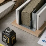 Épaisseur cloison placo avec rail : 72/48, 98/48 ou 120 mm
