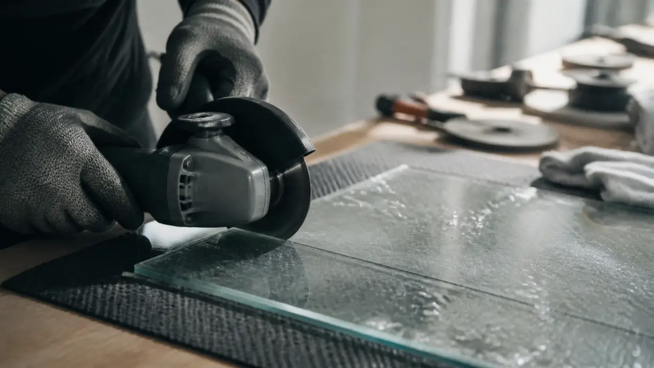 Peut on couper du verre avec un disque diamant : meuleuse sur verre avec eau de refroidissement