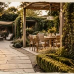 Extérieur aménagement jardin : zones repas, intimité et matériaux