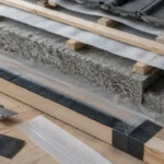 Isolation toiture : isolant en laine, pare-vapeur et pose en coupe