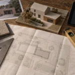 Travaux extension maison : règles PLU et permis, plan de masse au chantier