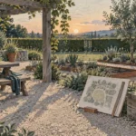 Aménagement jardins : plan de jardin avant plantation